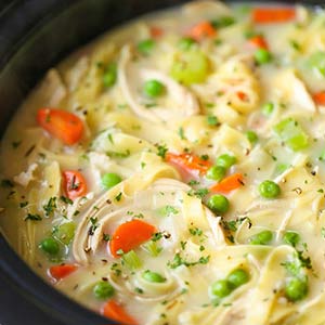 creamy chicken noodle soup